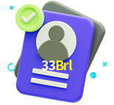 Tornar-se um membro do 33Brl é muito simples